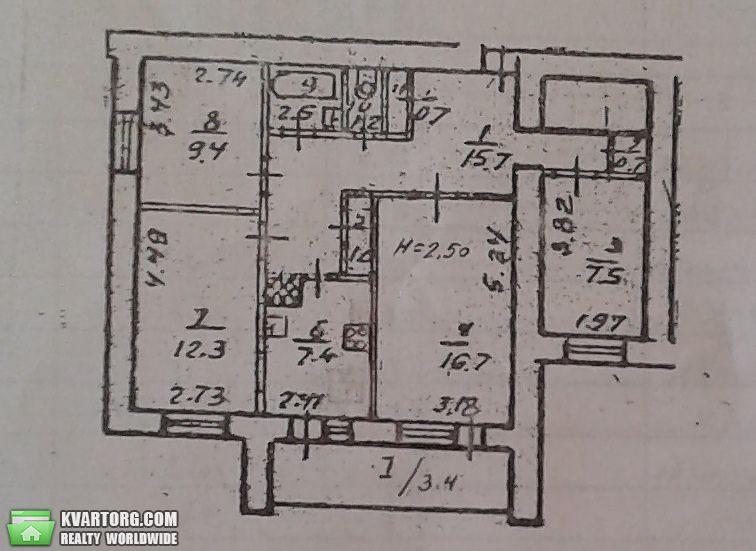 Sell 4-room apartment. Днепропетровск, Запорожское шоссе — photo 6