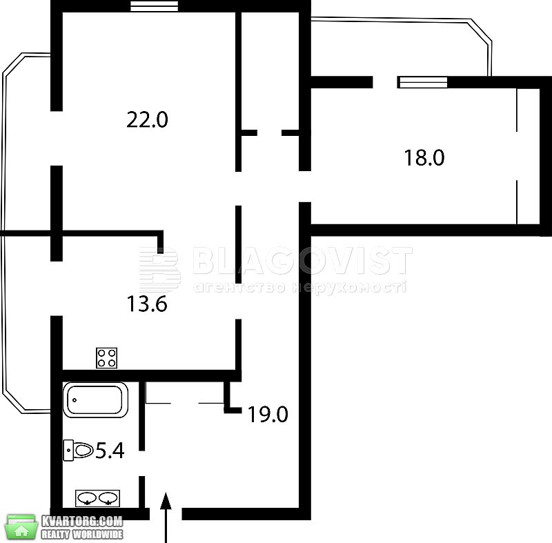 Sell 3-room apartment. Киев,  Григоренко пр — photo 2