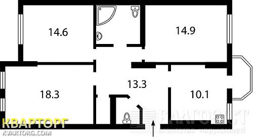 Sell 3-room apartment. Киев, Палладина пр — photo 2