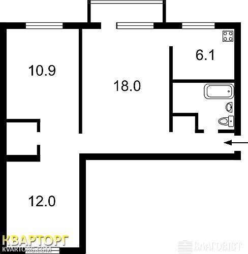 Sell 3-room apartment. Киев, Кутузова — photo 2