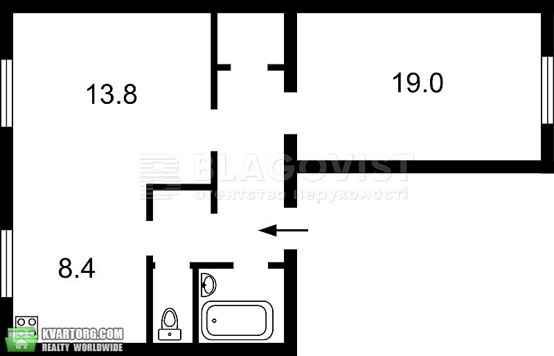 Rent out 2-room apartment. Киев,  Дружбы Народов бул — photo 9