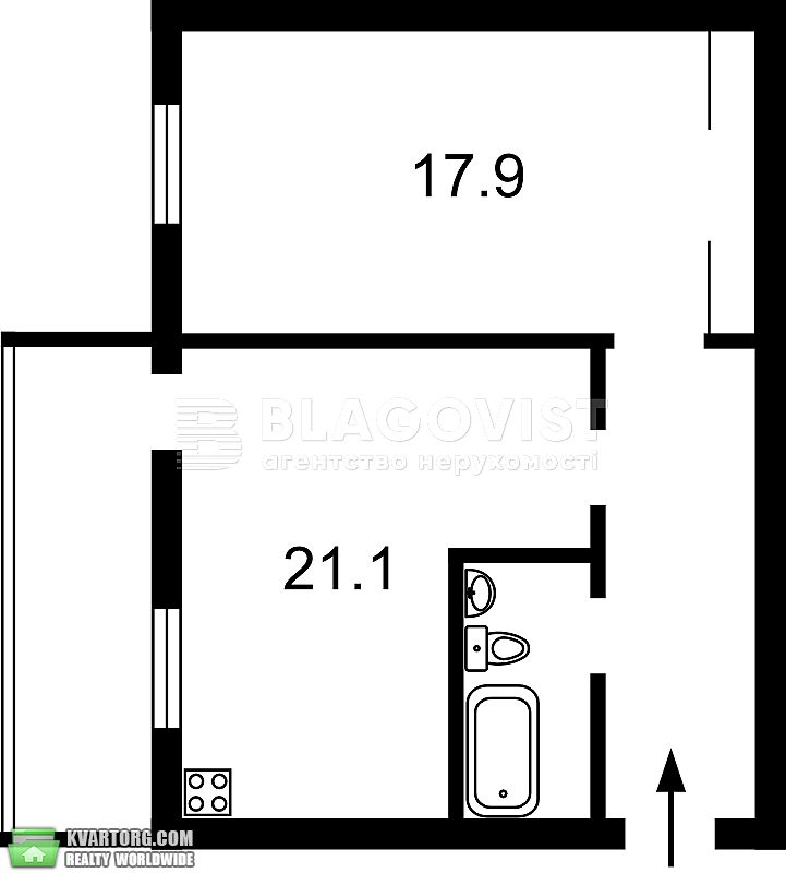 Sell 2-room apartment. Киев, Жилянська — photo 2