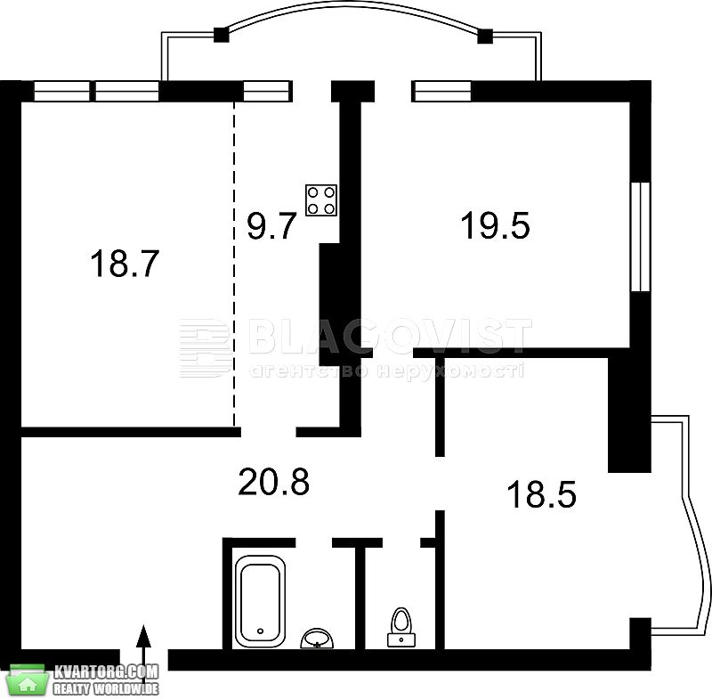 Sell 3-room apartment. Киев,  Жилянская — photo 3