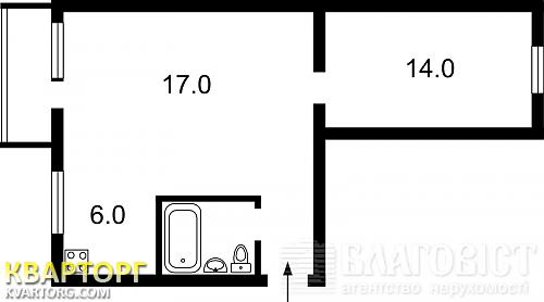 Sell 2-room apartment. Киев,  Дмитриевская — photo 1