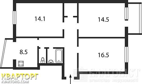 Sell 3-room apartment. Киев,  Гайдай — photo 2
