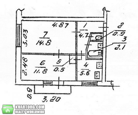 Sell 2-room apartment. Днепропетровск, пр. Правды — photo 2