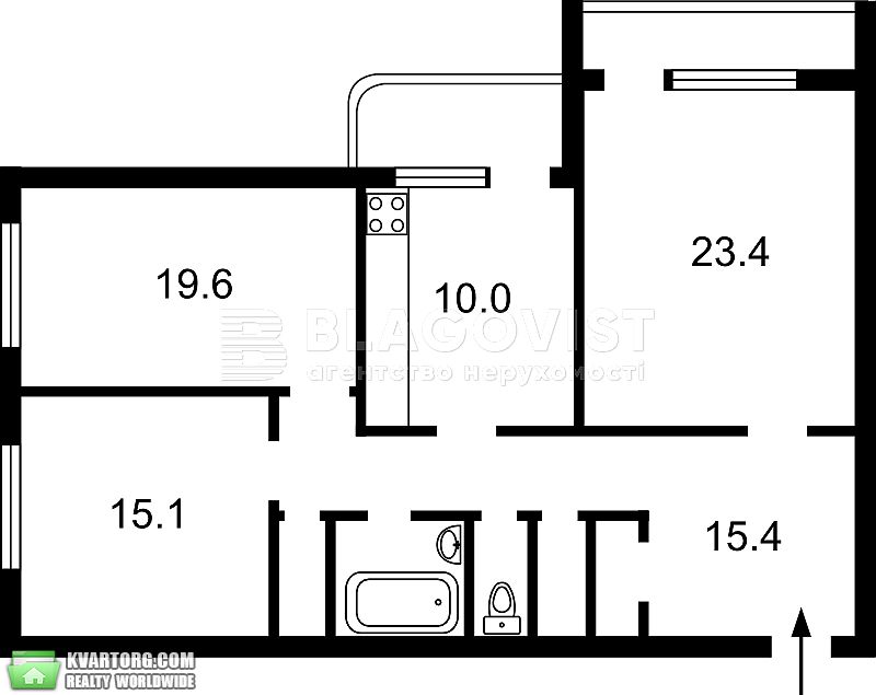 Sell 3-room apartment. Киев,  Старонаводницкая — photo 1