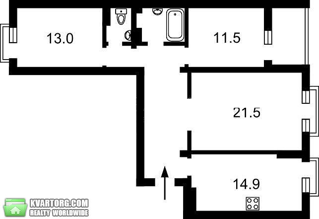 Sell 3-room apartment. Киев,  Метрологическая — photo 9
