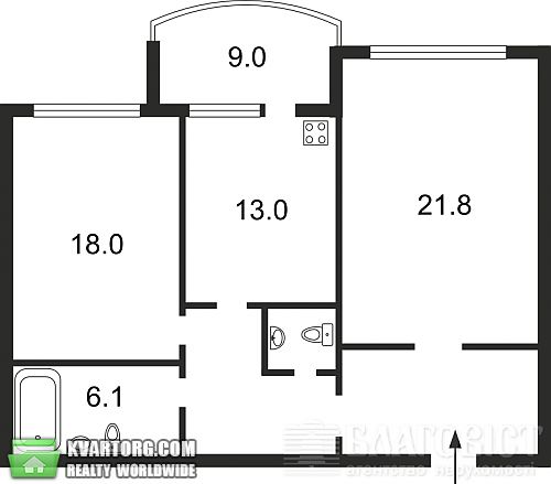 Sell 2-room apartment. Киев, Оболонская наб — photo 4