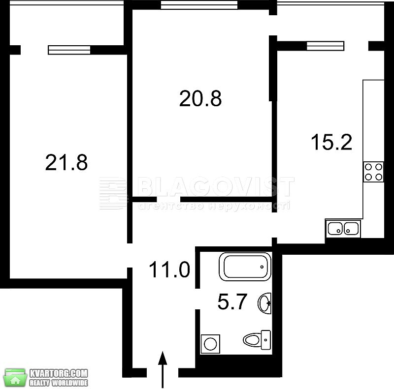Sell 2-room apartment. Киев,  Саксаганского — photo 4