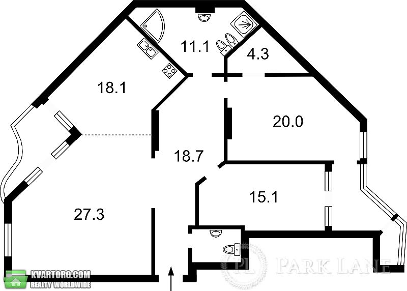 Sell 3-room apartment. Киев,  Барбюса — photo 2