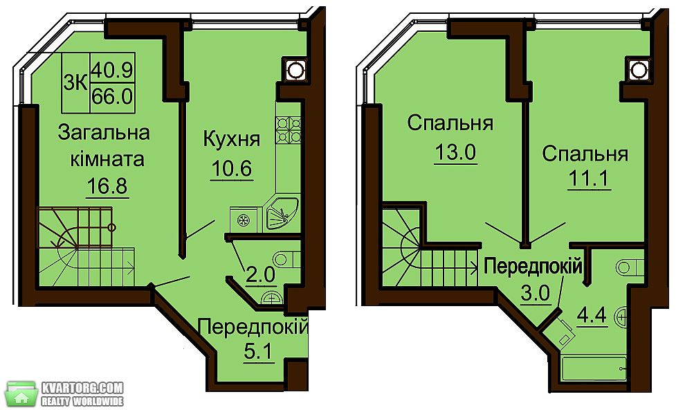 Sell 3-room apartment. Киев,  Большая Окружная — photo 1