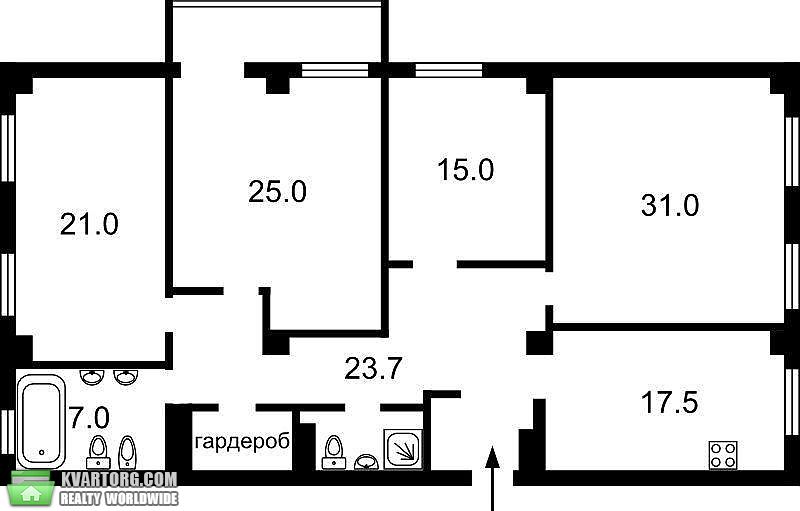 Rent out 4-room apartment. Киев,  Павловская — photo 9