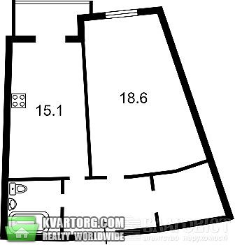 Sell 1-room apartment. Киев,  Барбюса — photo 2