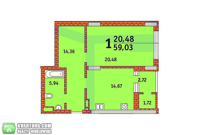 Sell 1-room apartment. Киев,  Лейпцигская — photo 1