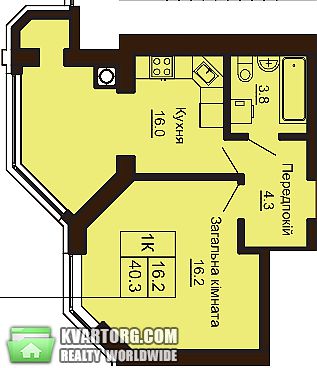 Sell 1-room apartment. Киев,  Большая Окружная — photo 3