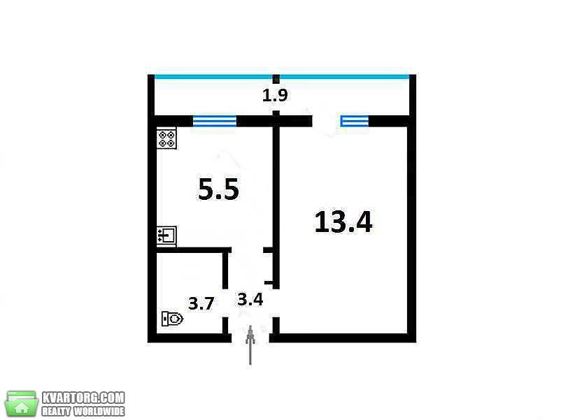 Sell 1-room apartment. Киев,  Галицкая — photo 7