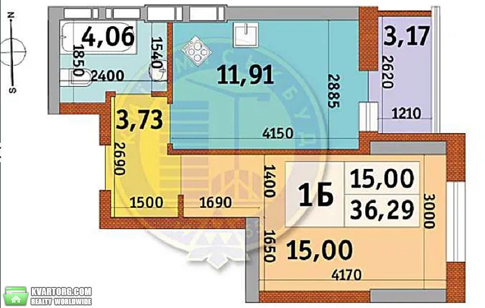 Sell 1-room apartment. Киев, Жулянская — photo 2