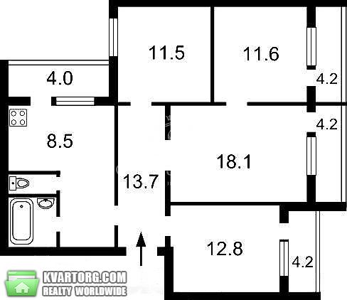 Sell 4-room apartment. Киев,  Приречная — photo 10