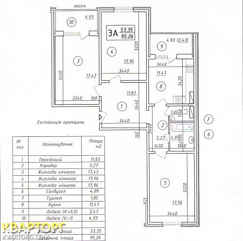 Sell 3-room apartment. Киев,  Здолбуновская — photo 1