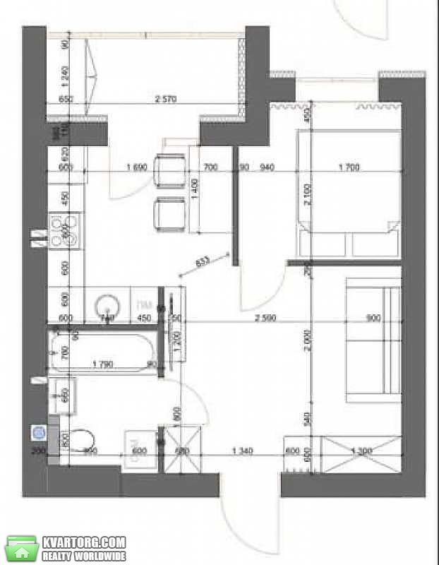 Sell 1-room apartment. Харьков, пер. Шевченковский — photo 3