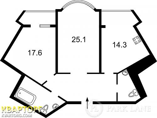 Sell 2-room apartment. Киев,  Срибнокильская — photo 3