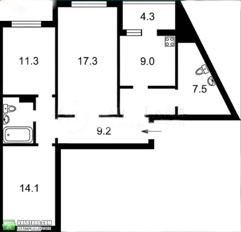 Sell 3-room apartment. Киев,  Чавдар — photo 10