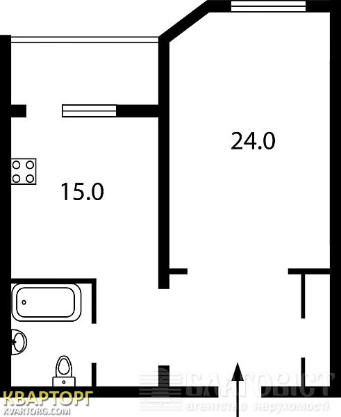 Sell 1-room apartment. Киев, Кадетский Гай — photo 6