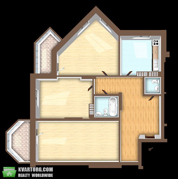 Sell 3-room apartment. Киев, Милославская — photo 3