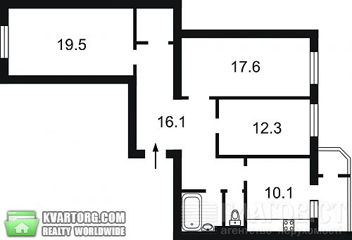 Sell 3-room apartment. Киев, Комбинатная — photo 3