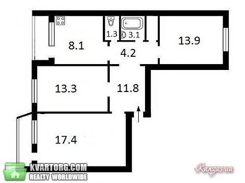 Sell 3-room apartment. Киев, Данькевича — photo 10