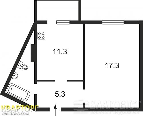 Sell 1-room apartment. Киев,  Урловская — photo 3