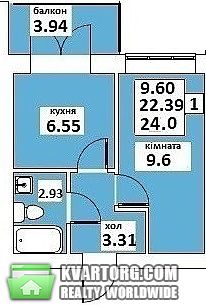Sell 1-room apartment. Киев,  Большая Окружная — photo 1