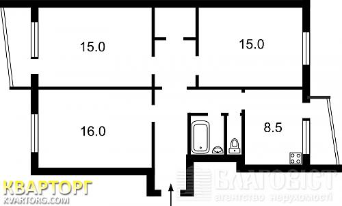 Sell 3-room apartment. Киев,  Героев Сталинграда пр — photo 3