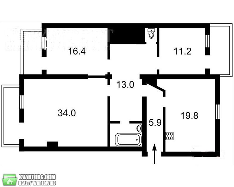 Sell 3-room apartment. Киев,  Владимирская — photo 7