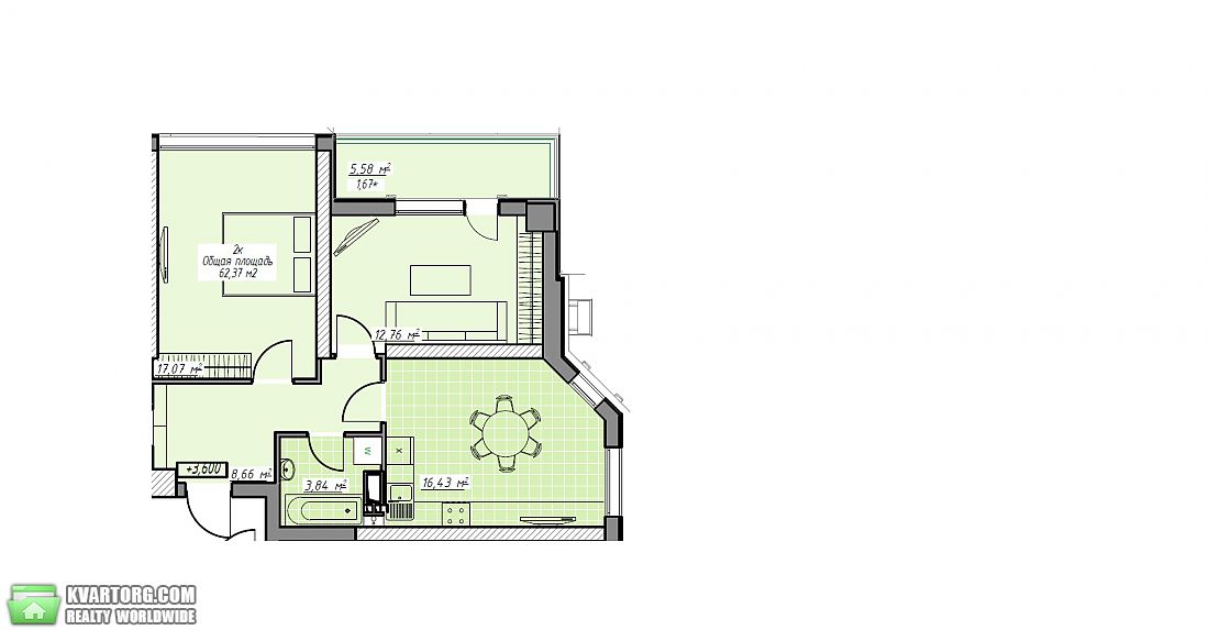 Sell 2-room apartment. Одесса, Генуэзская — photo 2