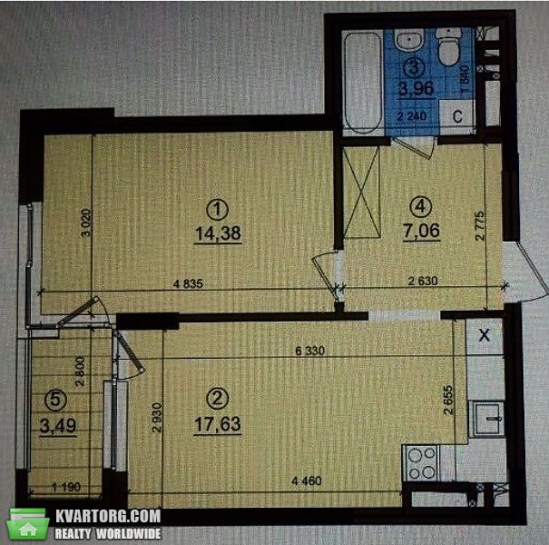 Sell 1-room apartment. Киев,  Правды пр — photo 3
