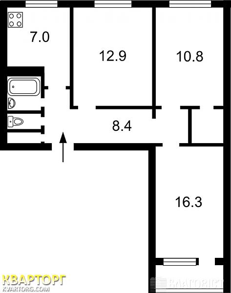 Sell 3-room apartment. Киев,  Малышко — photo 2
