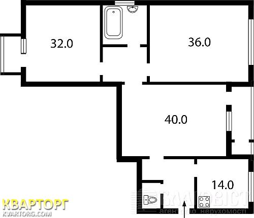 Sell 3-room apartment. Киев,  Щорса — photo 2