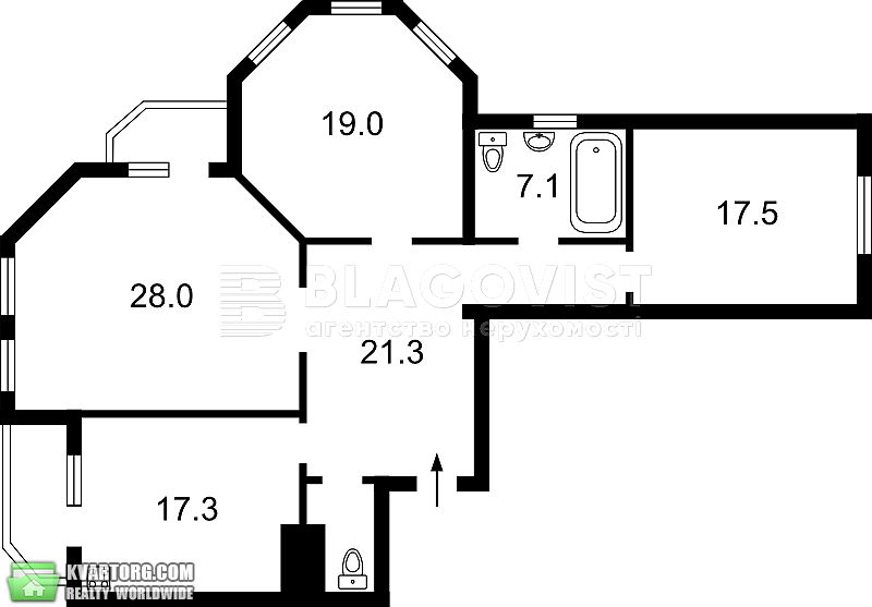 Sell 3-room apartment. Киев,  Драгоманова — photo 2