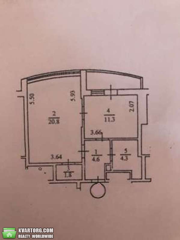 Sell 1-room apartment. Киев,  Пушиной — photo 8