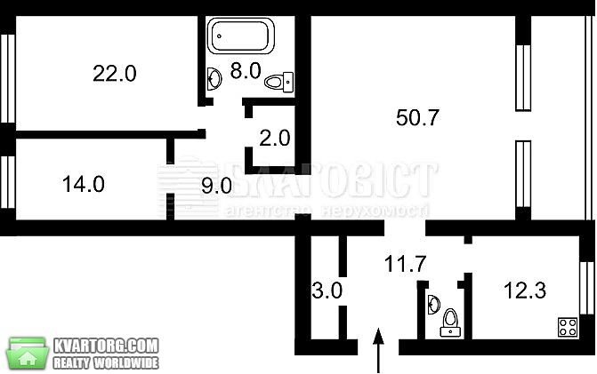 Sell 3-room apartment. Киев,  Павловская — photo 2