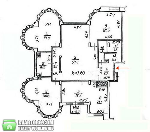 Sell 4-room apartment. Днепропетровск, Комсомольская — photo 7