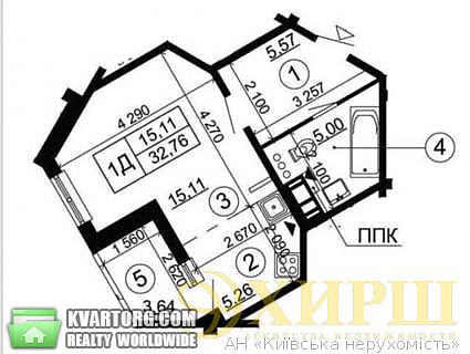 Sell 1-room apartment. Киев,  Глушкова пр — photo 4