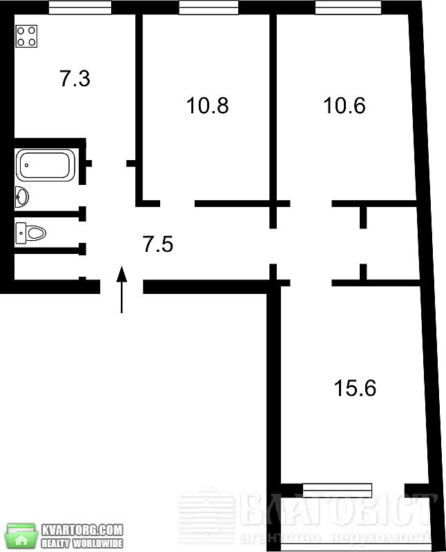 Sell 3-room apartment. Киев, Порика — photo 10
