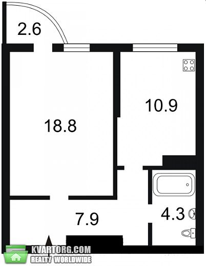 Sell 1-room apartment. Киев,  Ломоносова — photo 3