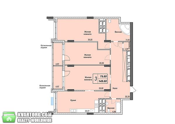 Sell 3-room apartment. Киев,  Драгомирова — photo 3