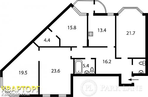 Sell 3-room apartment. Киев, Осенняя — photo 2
