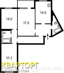 Sell 3-room apartment. Киев, Бакинская — photo 2