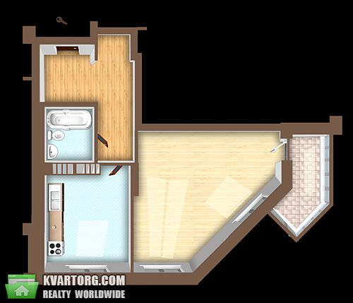 Sell 1-room apartment. Киев,  Милославская — photo 4